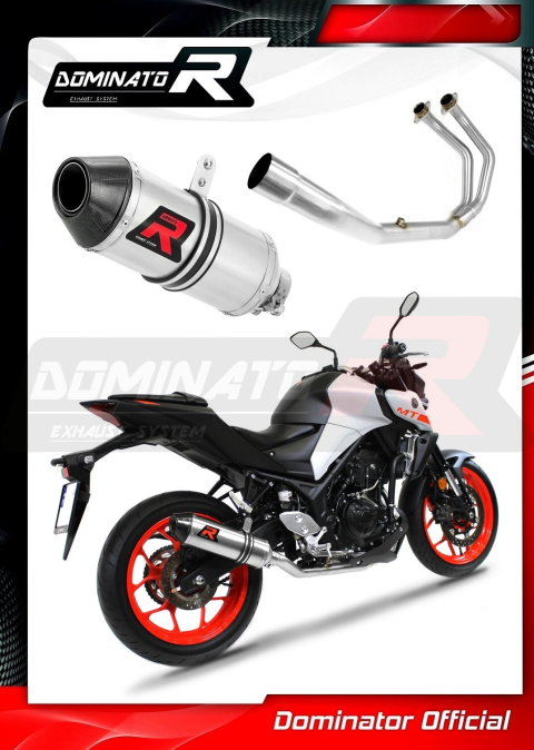 Выхлопная система DOMINATOR YAMAHA MT-03 HP3 2017- 2020