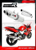 Прямоток DOMINATOR HONDA VTR 1000F FIRESTORM 1998 - 2001 круглый