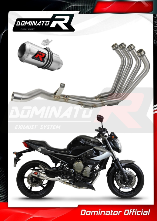 Вихлопна система DOMINATOR YAMAHA XJ6 N/S/F 600 DIVERSION GP 2009 – 2016