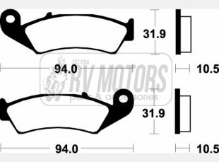Тормозные колодки SBS 623LS