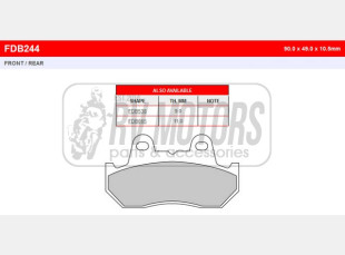 Тормозные колодки FERODO FDB244P