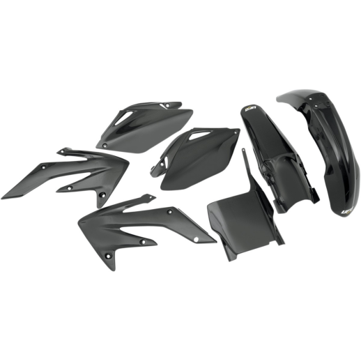 Комплект пластика UFO HONDA CRF 250R '06-'07 (чёрный) (HO105E001) HOKIT105001