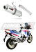 Прямоток Honda XRV 750 AFRICA TWIN RD04 1990 - 1992 DOMINATOR овальный