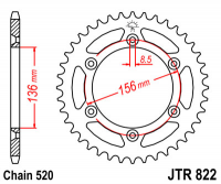 Приводная звезда JT JTR822.43