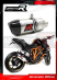 Прямоток DOMINATOR KTM 1290 SUPER DUKE HP1 2014 - 2016