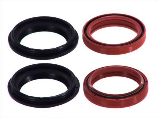 Комплект сальників та пильовиків вилки HONDA FSC, VT; KAWASAKI EN, ER-6N, EX, KDX, KL, KLE, KX, KZ, Z, ZG, ZN, ZR, ZR-7, ZX, ZX-6R, ZX-6RR, ZX-7R, ZX-9R 125- 1700 1979-4 RIBE AB56-129