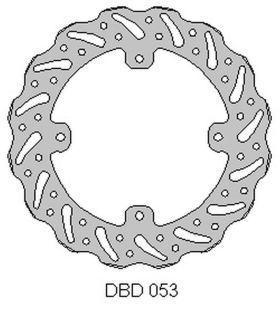 Тормозной диск задний HUSQVARNA TC 85 '14-20, KTM SX 85 '11-20, 250/350 FREERIDE '12-19, WAVE (210X110X3MM) (4X6,5MM) (NG1281)  DELTA BRAKING  ONL_DBD053G