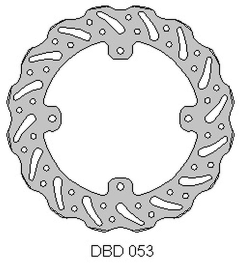 Тормозной диск задний HUSQVARNA TC 85 '14-20, KTM SX 85 '11-20, 250/350 FREERIDE '12-19, WAVE (210X110X3MM) (4X6,5MM) (NG1281)  DELTA BRAKING  ONL_DBD053G