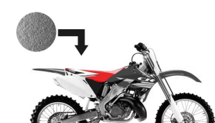 Обшивка сидения HONDA CRF 150 '07-'18 (11) BLACKBIRD E1143