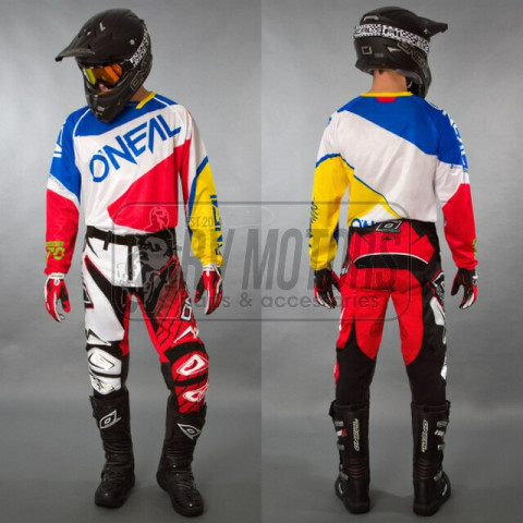 Джерси O'Neal Hardwear Flow синий/белый/красный