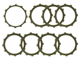 Фрикционные диски сцепления YAMAHA YFZ 450 '04-'14, YFM 700 '06-'14, FZ8 '11-'15 (EBS2364R)  BRONCO AT-03657P