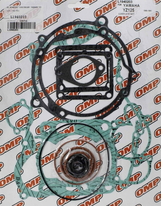 Повний комплект прокладок YAMAHA YZ 125 &#39;90-&#39;91 OMP L1940203