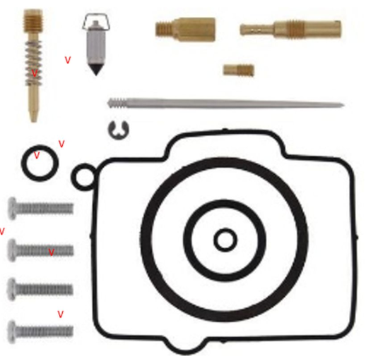 Ремкомплект карбюратора SUZUKI RM 250 '00 BEARING WORX CK70775 (26-1177)