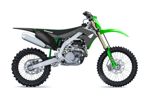 Комплект пластика UFO KAWASAKI KXF 250 '21, KXF 450 '19-21 (серый/зелёный) KAKIT228222