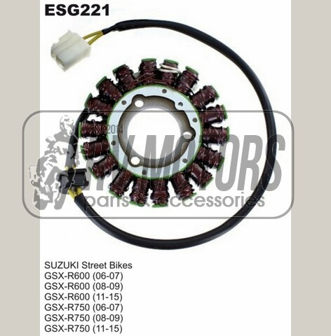 Генератор SUZUKI GSXR 600 '06-'15, GSXR 750 '06-'15 ELECTROSPORT ESG221