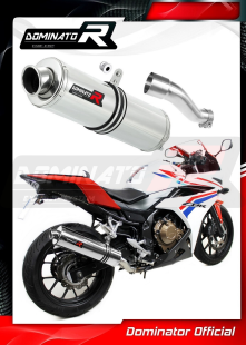 Прямоток DOMINATOR HONDA CBR 500 R 2016 - 2019 круглый