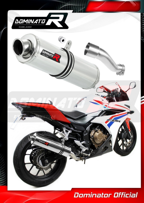Прямоток DOMINATOR HONDA CBR 500 R 2016 - 2019 круглый