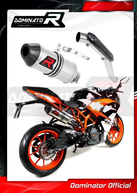 Прямоток DOMINATOR KTM RC 390 HP3 HI LEVEL 2017 - 2020