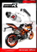 Прямоток DOMINATOR KTM RC 390 HP3 HI LEVEL 2017 - 2020