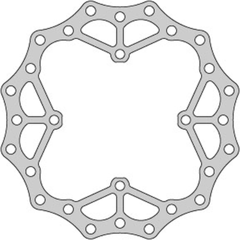 Тормозной диск передний  SUZUKI RMZ 250 '07-21, RMZ 450 '05-21, RMX450 '10-19,  (250X118X3MM) (4X9,5MM) (NG1048X)   DELTA BRAKING  ONL_DBD024D