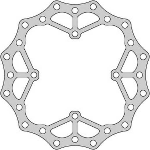 Тормозной диск передний  SUZUKI RMZ 250 '07-21, RMZ 450 '05-21, RMX450 '10-19,  (250X118X3MM) (4X9,5MM) (NG1048X)   DELTA BRAKING  ONL_DBD024D