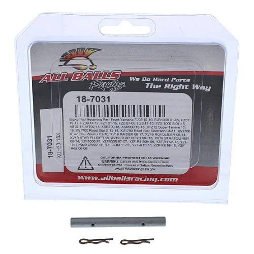 Напрямна передня гальмівна колодка All Balls 18-7031