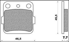 Тормозные колодки BRENTA FT 4106 (FA84)
