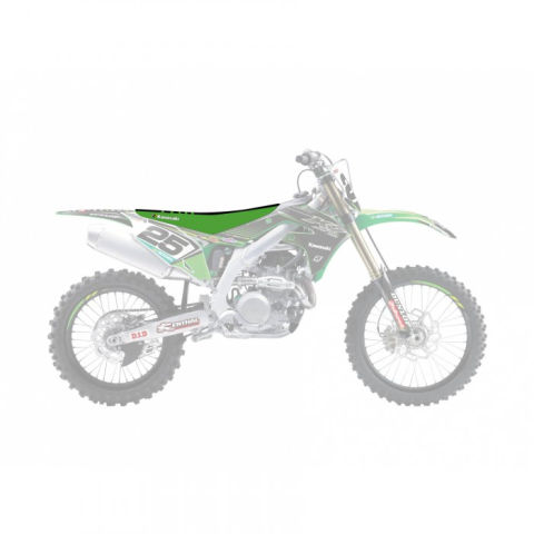 Обшивка сидения KAWASAKI KXF 450 '19 BLACKBIRD DOUBLE GRIP 3 E1433H