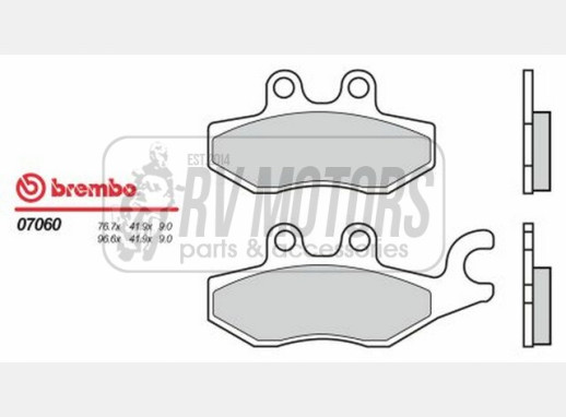Гальмівні колодки BREMBO BRM 07060