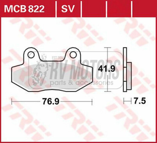 Гальмівні колодки TRW LUCAS MCB822