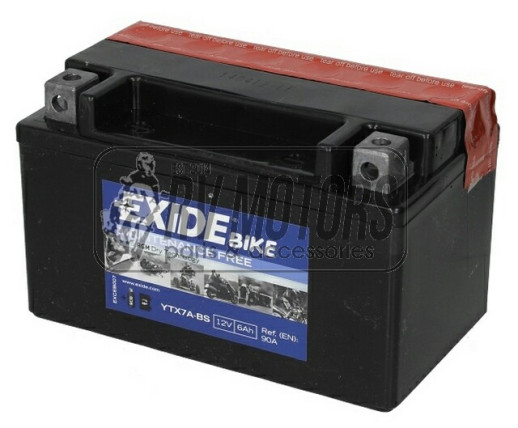 Акумулятор EXIDE ETX7A-BS=YTX7A-BS
