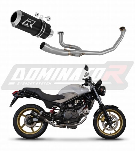 Полная система выхлопа Honda VTR 250 2009 - 2015 DOMINATOR GP черный