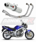 Полная система выхлопа Suzuki GS 500E 1989 - 2009 DOMINATOR круглый