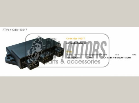 Коммутатор YAMAHA YFM660 RAPTOR 04-05 DZE ELEKTRYKA 10217-01