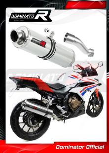 Прямоток DOMINATOR HONDA CBR 500 R 2016 - 2019 овальный