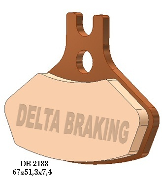 Колодки гальмові DELTA BRAKING DB2188OR-N (FA468)
