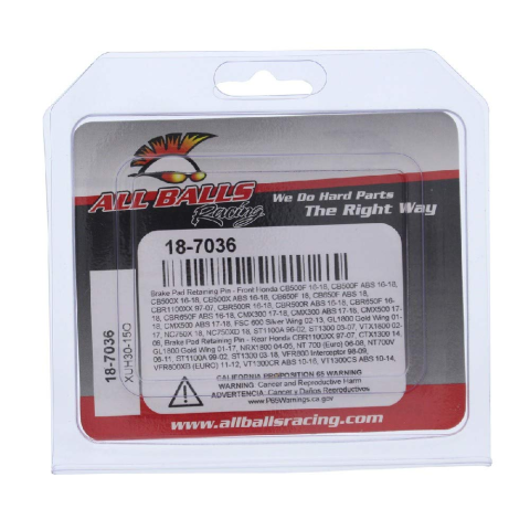 Направляющая передней/задней тормозной колодки All Balls 18-7036