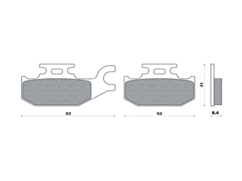 Тормозные колодки BRENTA FT 4109 (FA413)