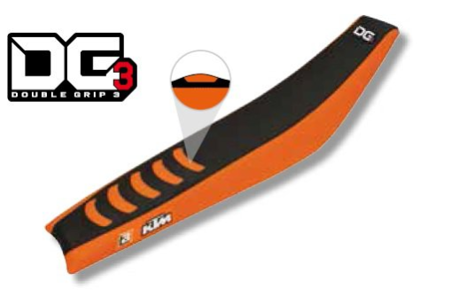 Обшивка сидіння KTM SX-SXF '98-'06, EXC '98-'07 BLACKBIRD DOUBLE GRIP 3 E1511H