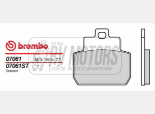 Тормозные колодки BREMBO BRM 07061