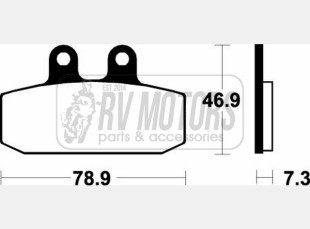 Тормозные колодки SBS 108MS