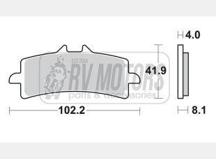Тормозные колодки SBS 901RS