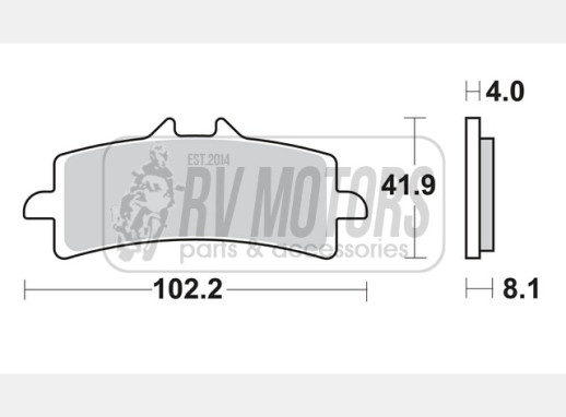 Гальмівні колодки SBS 901RS
