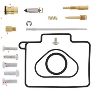 Ремкомплект карбюратора HONDA CR 125R '02 BEARING WORX CK30781 (26-1183)