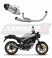 Полная система выхлопа Honda VTR 250 2009 - 2015 DOMINATOR HP3 
