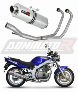 Полная система выхлопа Suzuki GS 500E 1989 - 2009 DOMINATOR овальный