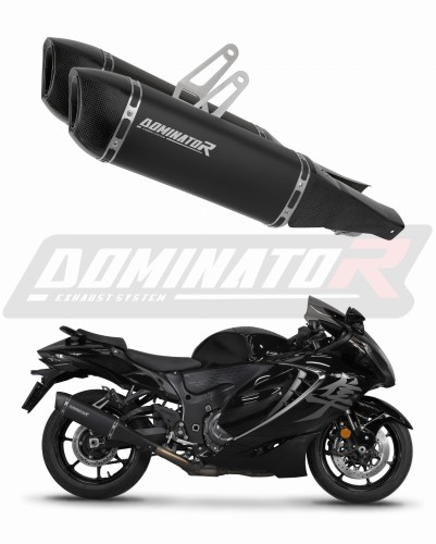 Прямоток Suzuki GSX 1300 R Hayabusa 2021 - 2026 DOMINATOR HP6 черный