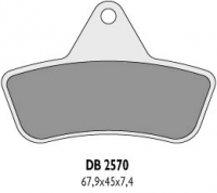 Тормозные колодки DELTA BRAKING DB2570OR-D (FA271)