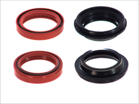 Комплект сальников и пыльников вилки KAWASAKI KX, KZ, ZN; SUZUKI RM; YAMAHA FJ, FZ, SRX, XJ, XV, YX, YZ 65-920 1980-2020 4 RIBE AB56-121