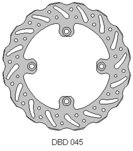 Тормозной диск задний BETA 250 RR '05-12, 525 RR '05-12,  (260X120,3X4MM) (4X8,5MM) (NG1264)  DELTA BRAKING  ONL_DBD045G